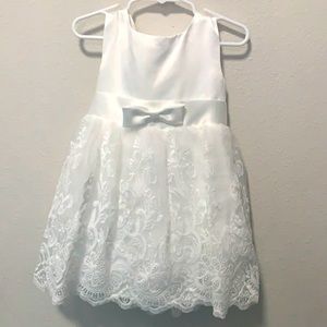 Baptismal White Dress 2T/3T